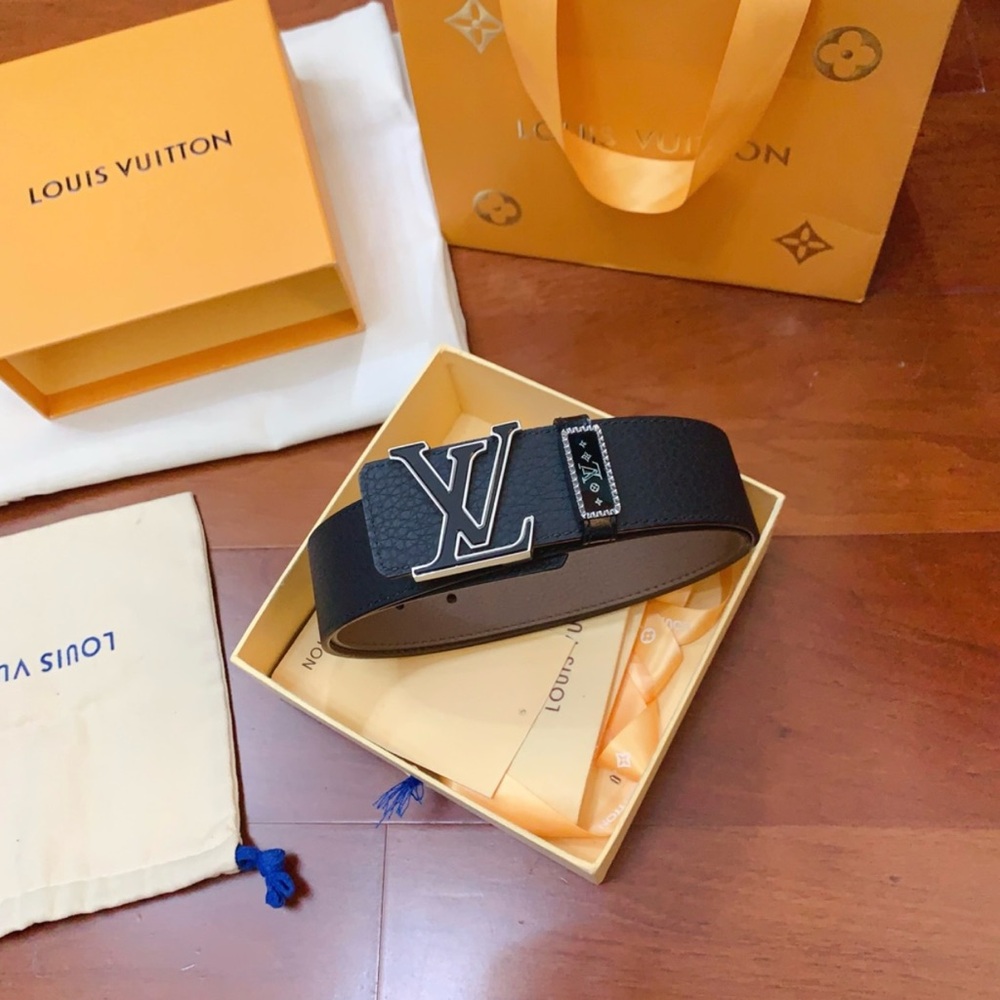 Authentic Luxury Louis Vuitton Leather Belt